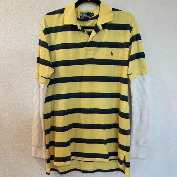 Urban Outfitters Tops - Urban Outfitters Urban Renewal Reworked Polo Ralph Lauren Long Sleeve Shirt